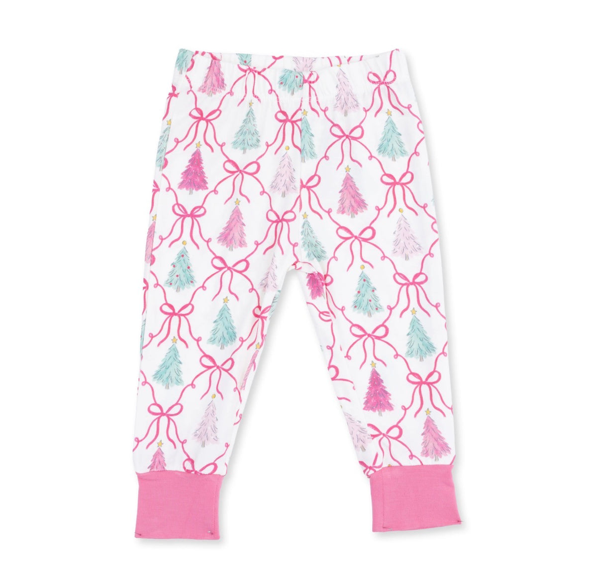 Bow Trellis Tree Long Sleeve Loungewear Set