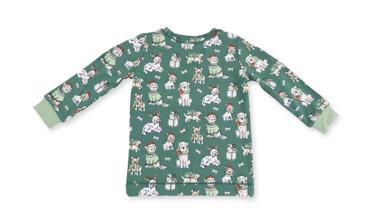 Christmas Dogs Uni Long Sleeve Loungewear Set