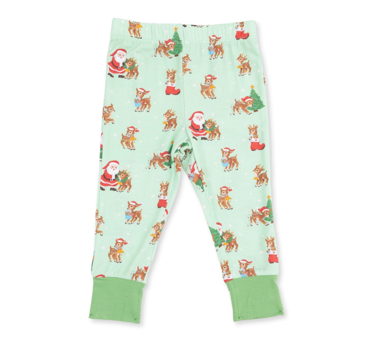 Vintage Reindeer & Santa Uni Long Sleeve Loungewear Set