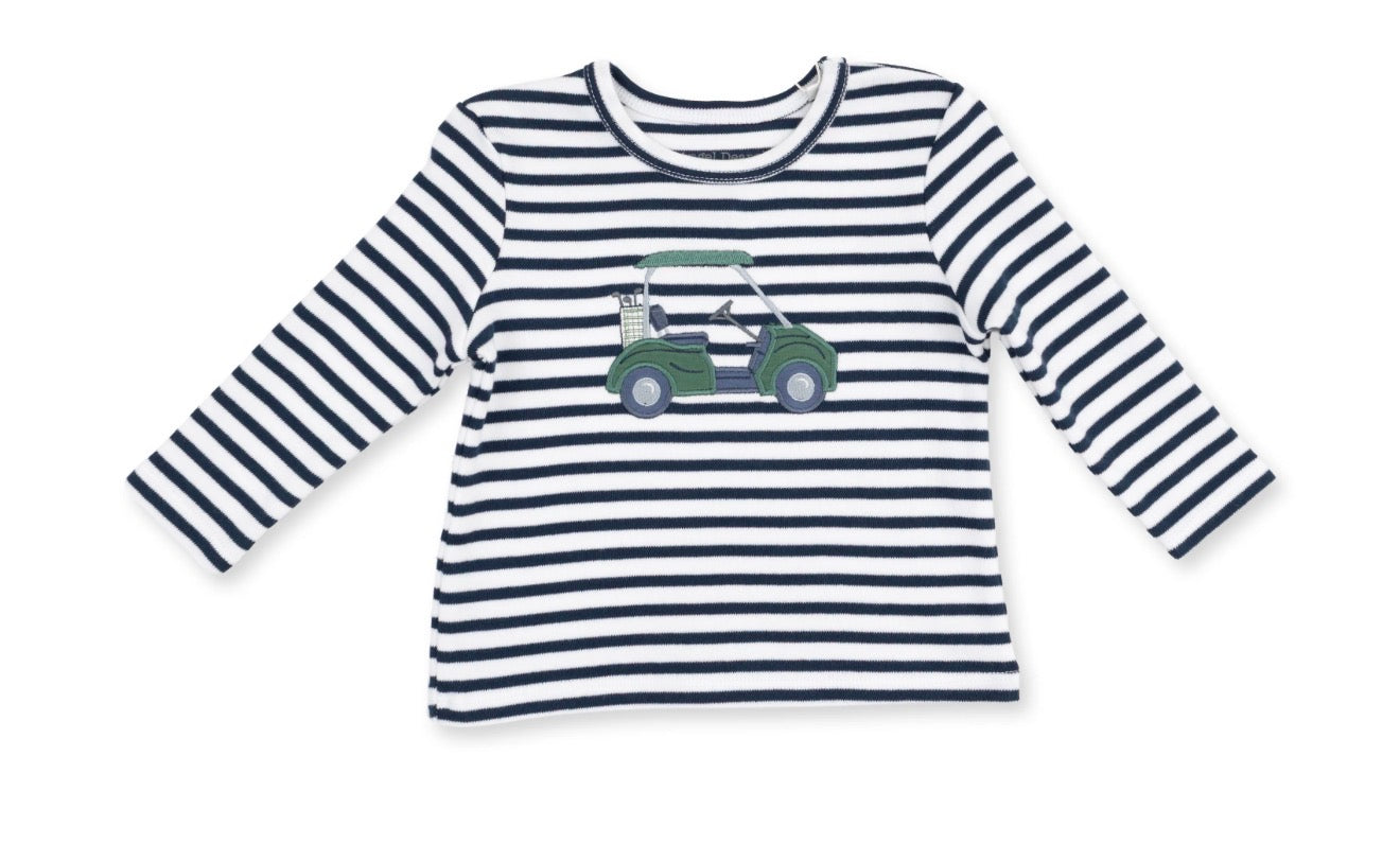 Long Sleeve Uni Top Green Golf Cart