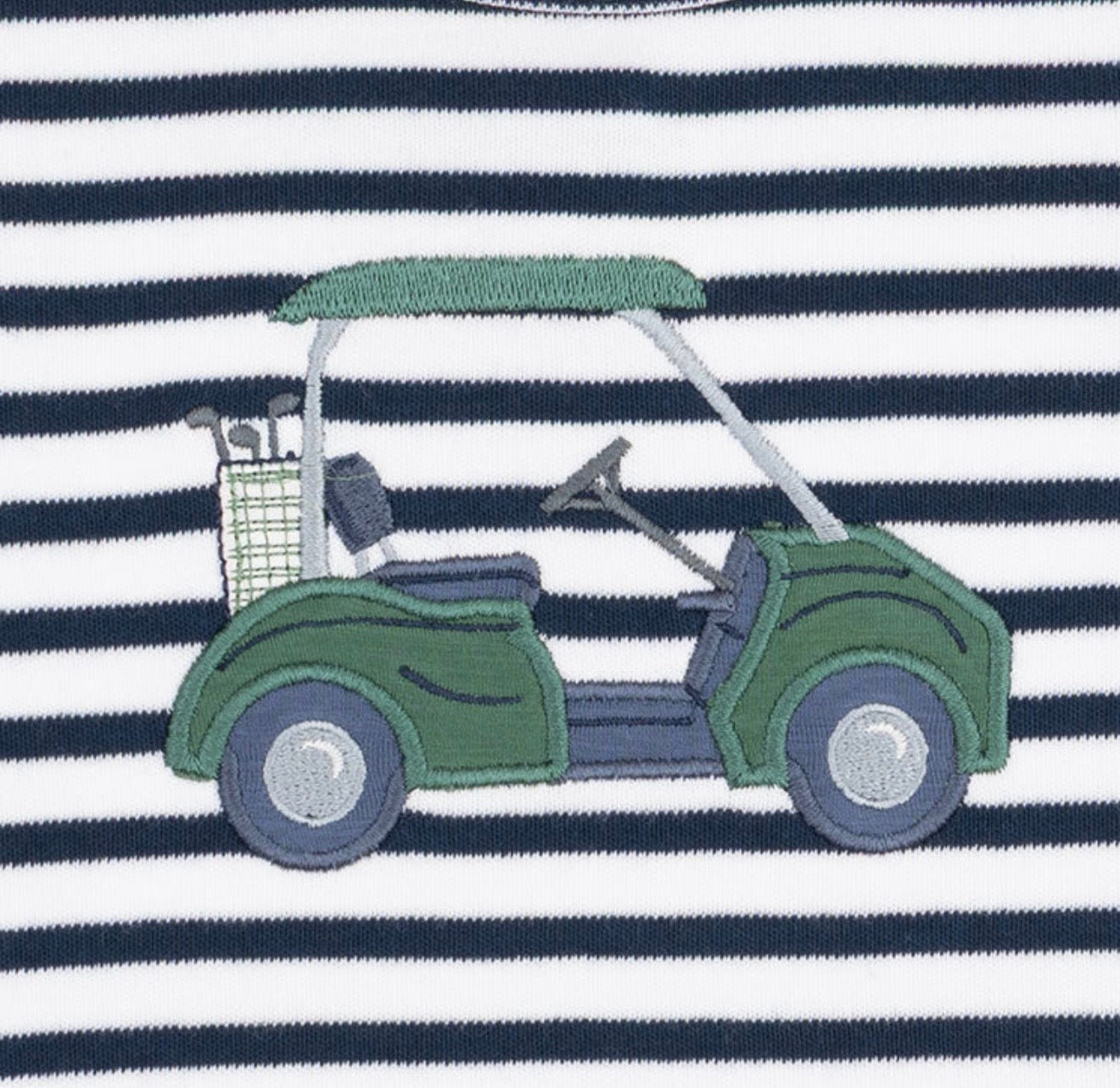 Long Sleeve Uni Top Green Golf Cart