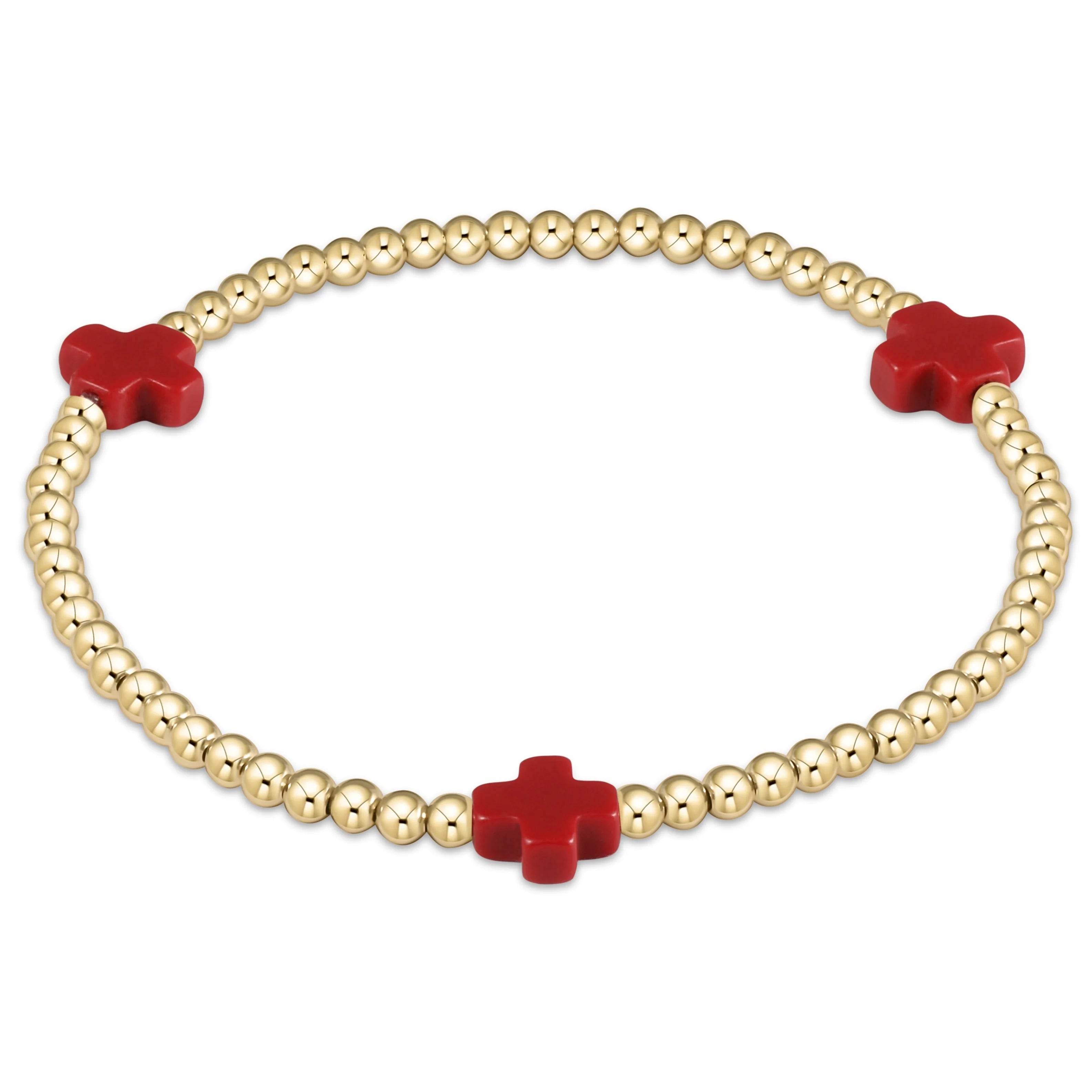egirl | Signature Cross Bracelets Gold 3mm