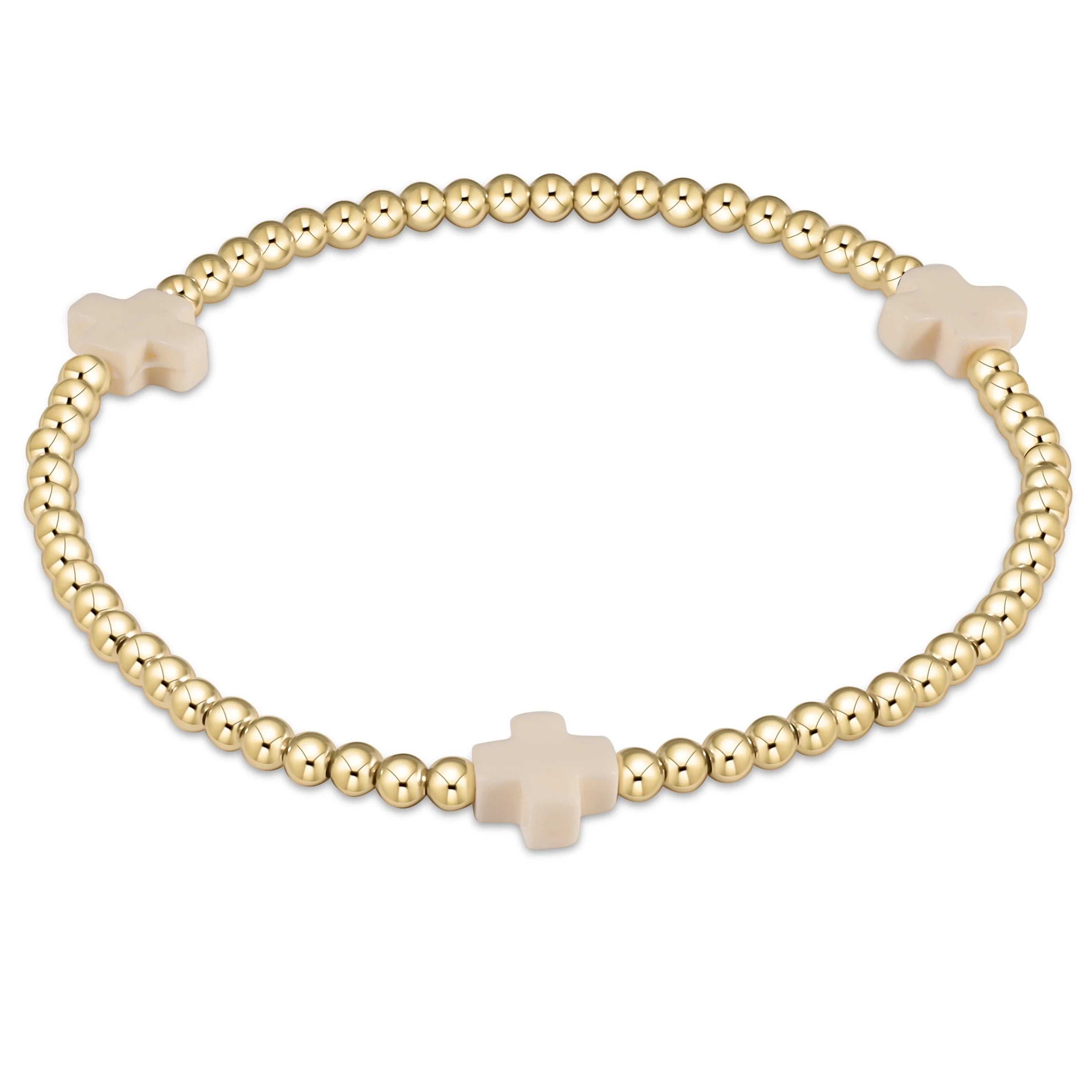 egirl | Signature Cross Bracelets Gold 3mm