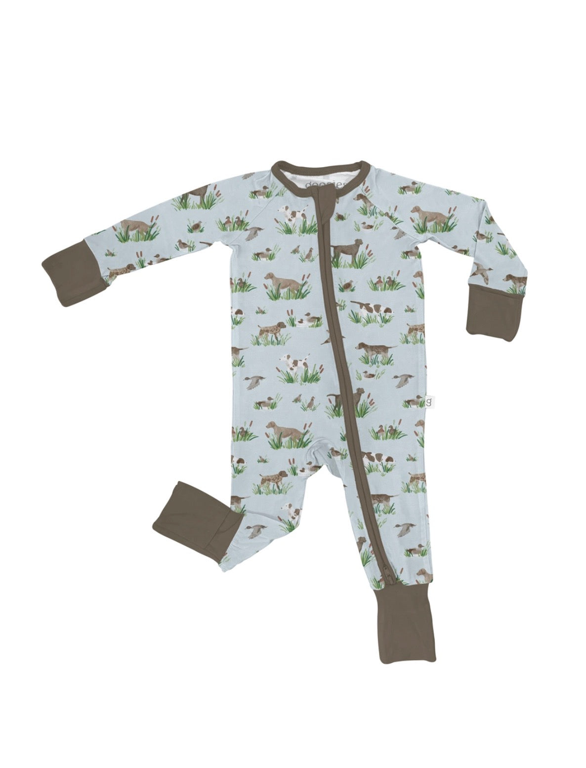 Delta Bird Hunting Dogs Long Sleeve Zip PJ