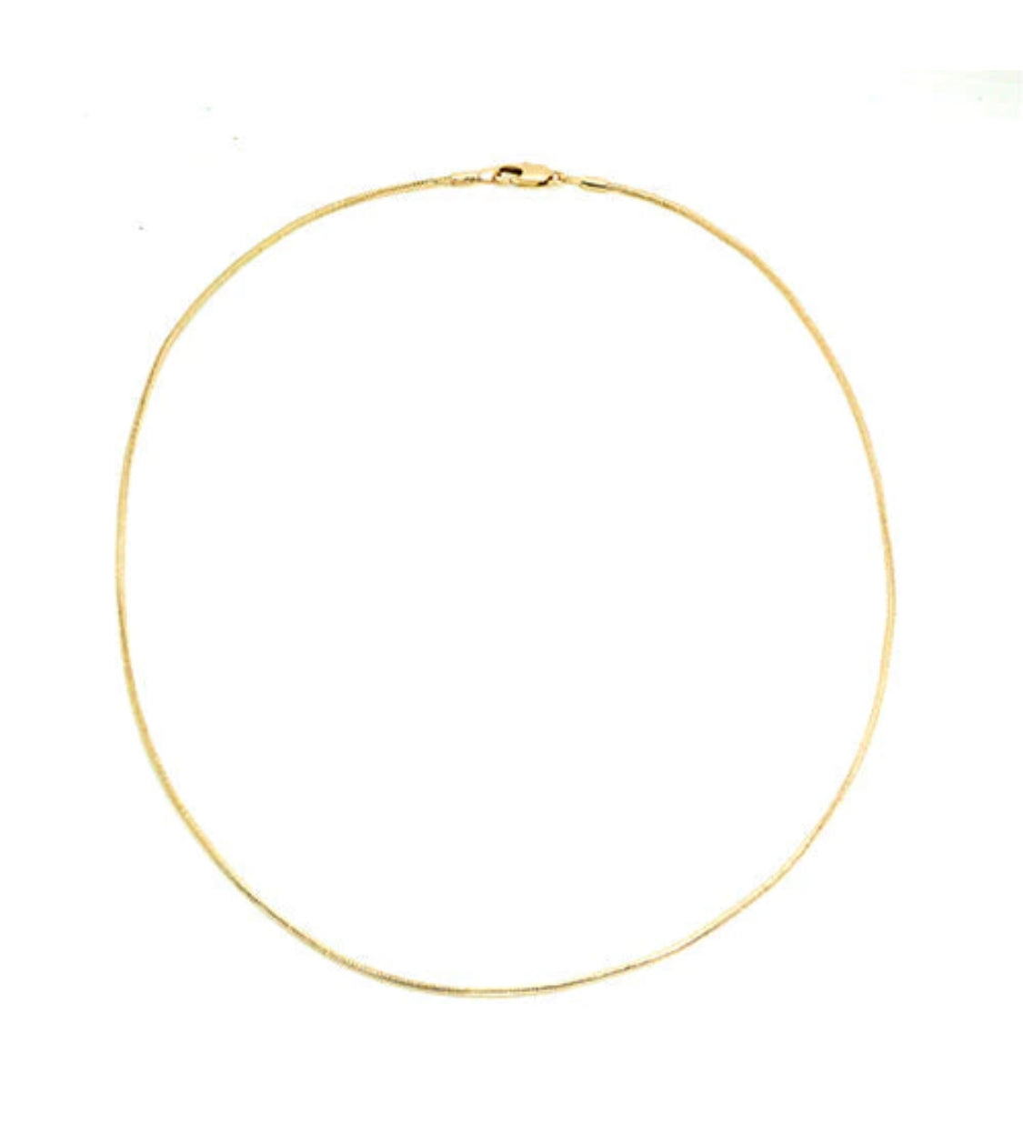 Maya J | Birthstone Charm Necklaces - Thin Snake Chain Gold