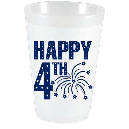 4TH of July Party Cups - Frost Flex
