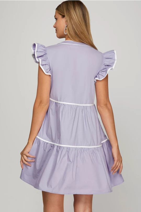 Louise Lilac Dress