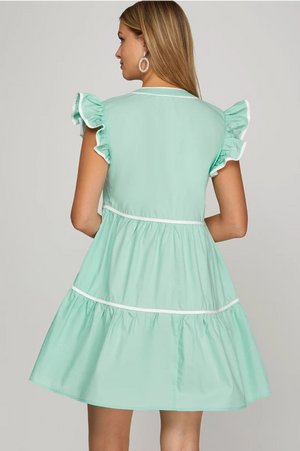 Louise Mint Dress