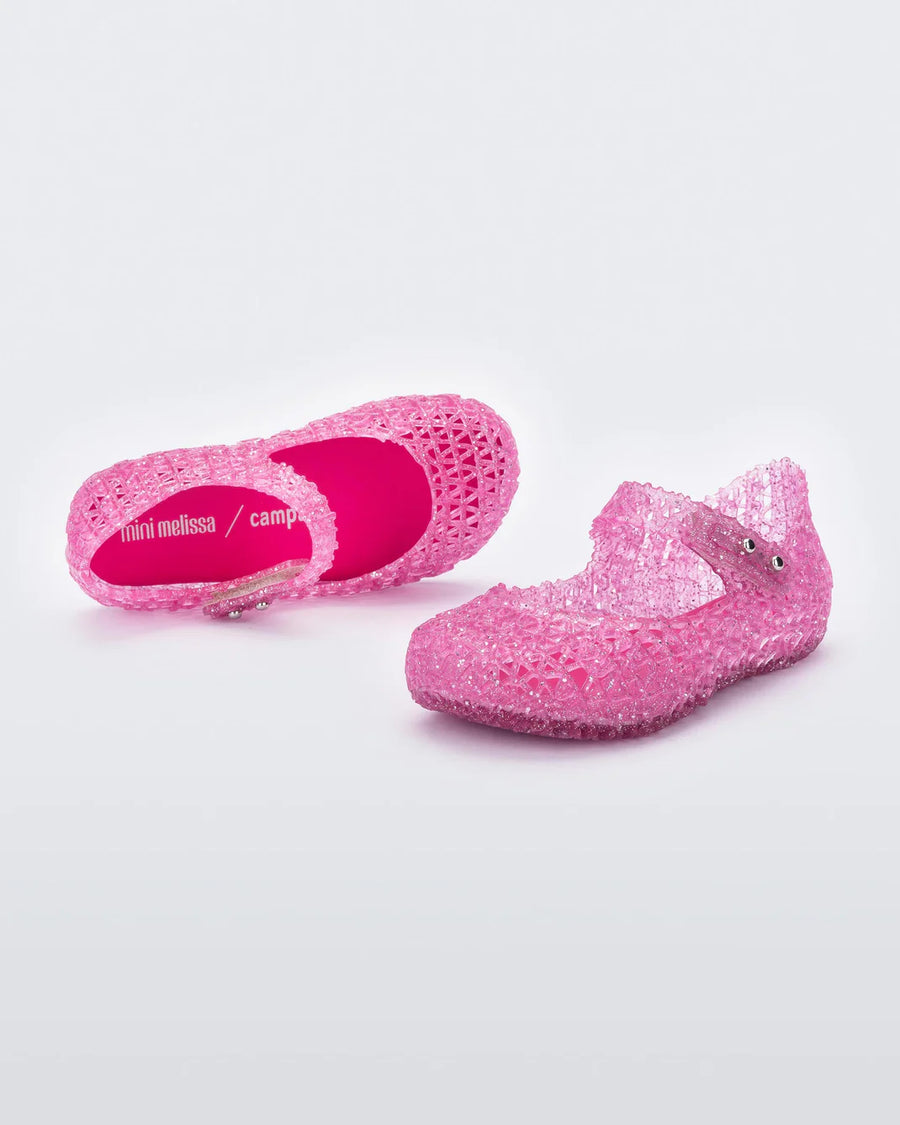 Mini Melissa Campana Papel Baby - Pink Glitter