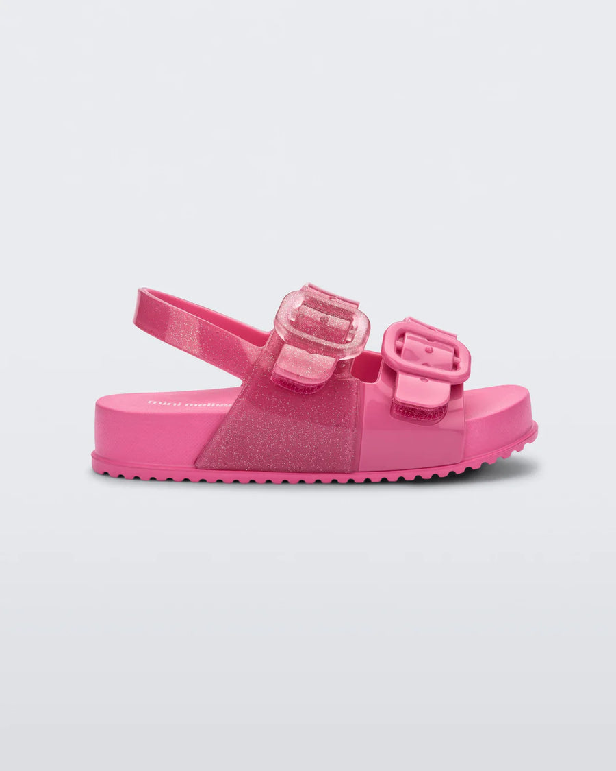 Mini Melissa Cozy Baby Sandal Pink Glitter