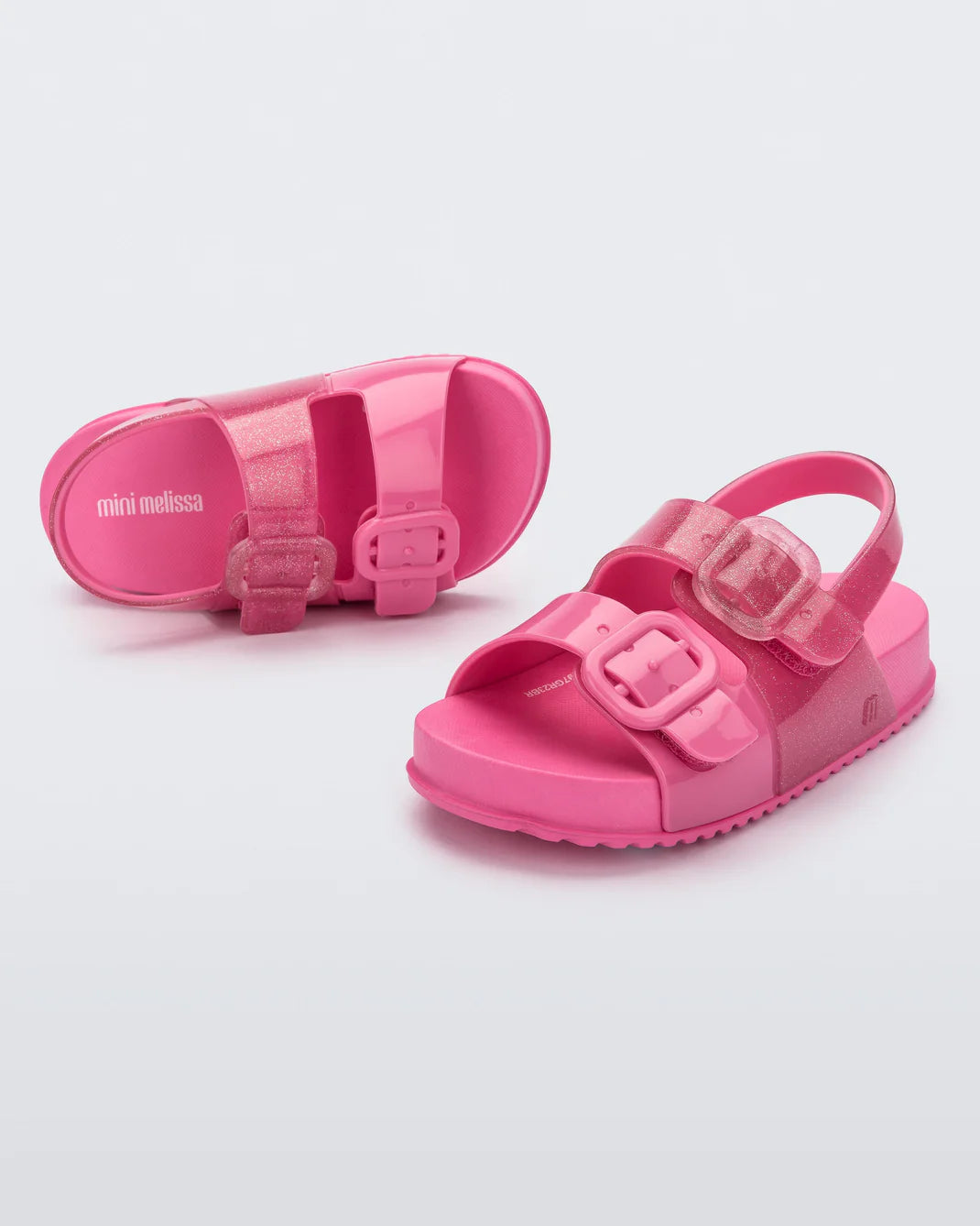 Mini Melissa Cozy Baby Sandal Pink Glitter