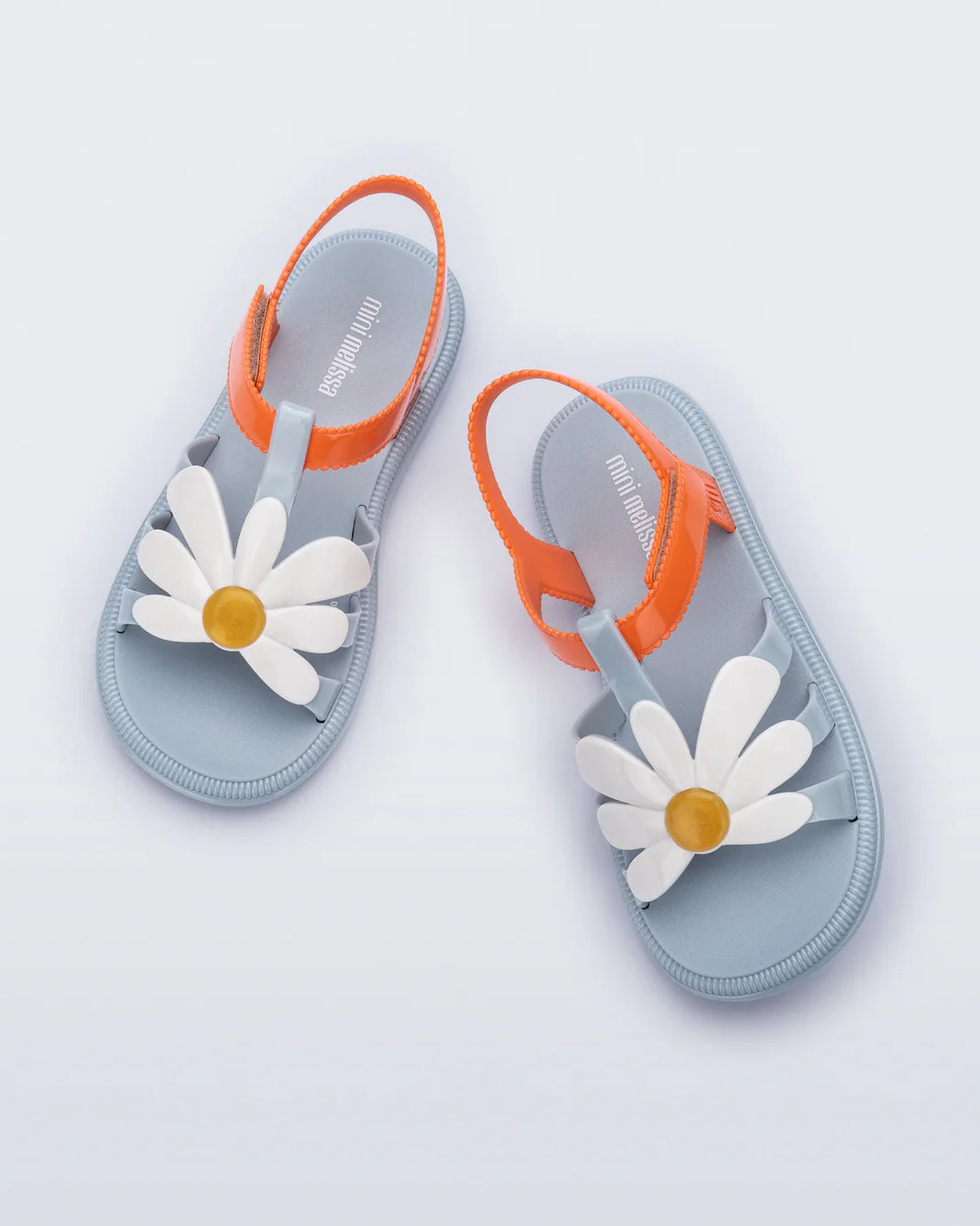 Mini Melissa Hip Bloom Baby Sandal Blue Orange