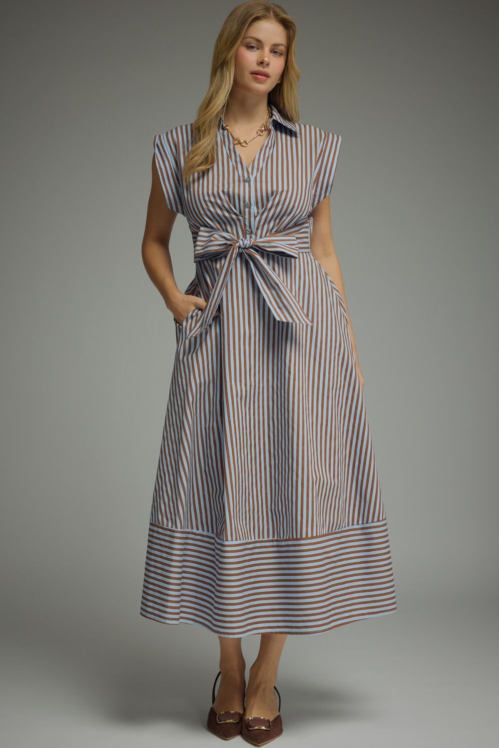 Dalia Stripe Dress