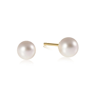 e Newton | Classic 6mm Ball Stud Pearl