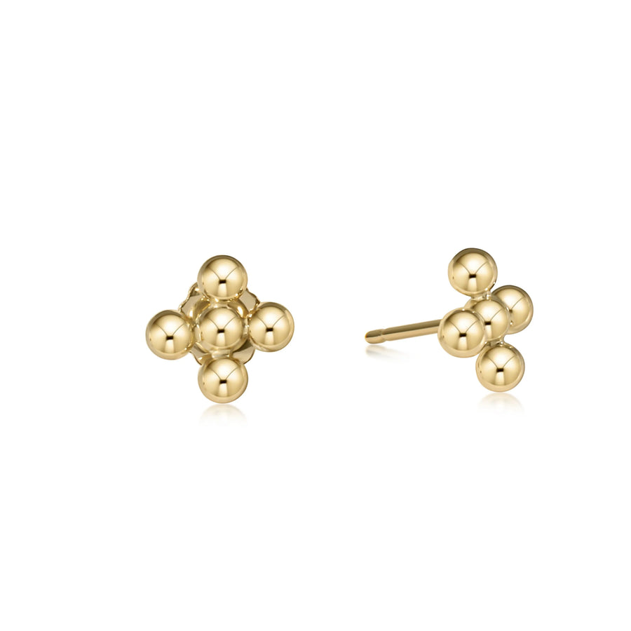 eNewton | Classic Beaded Signature Cross Stud 3mm