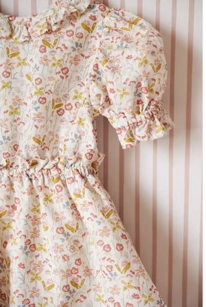 PEHR | Ruffle Puff Sleeve Dress - Floret