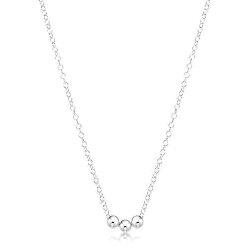 eNewton | 16" Necklace Sterling - Joy 6mm Sterling