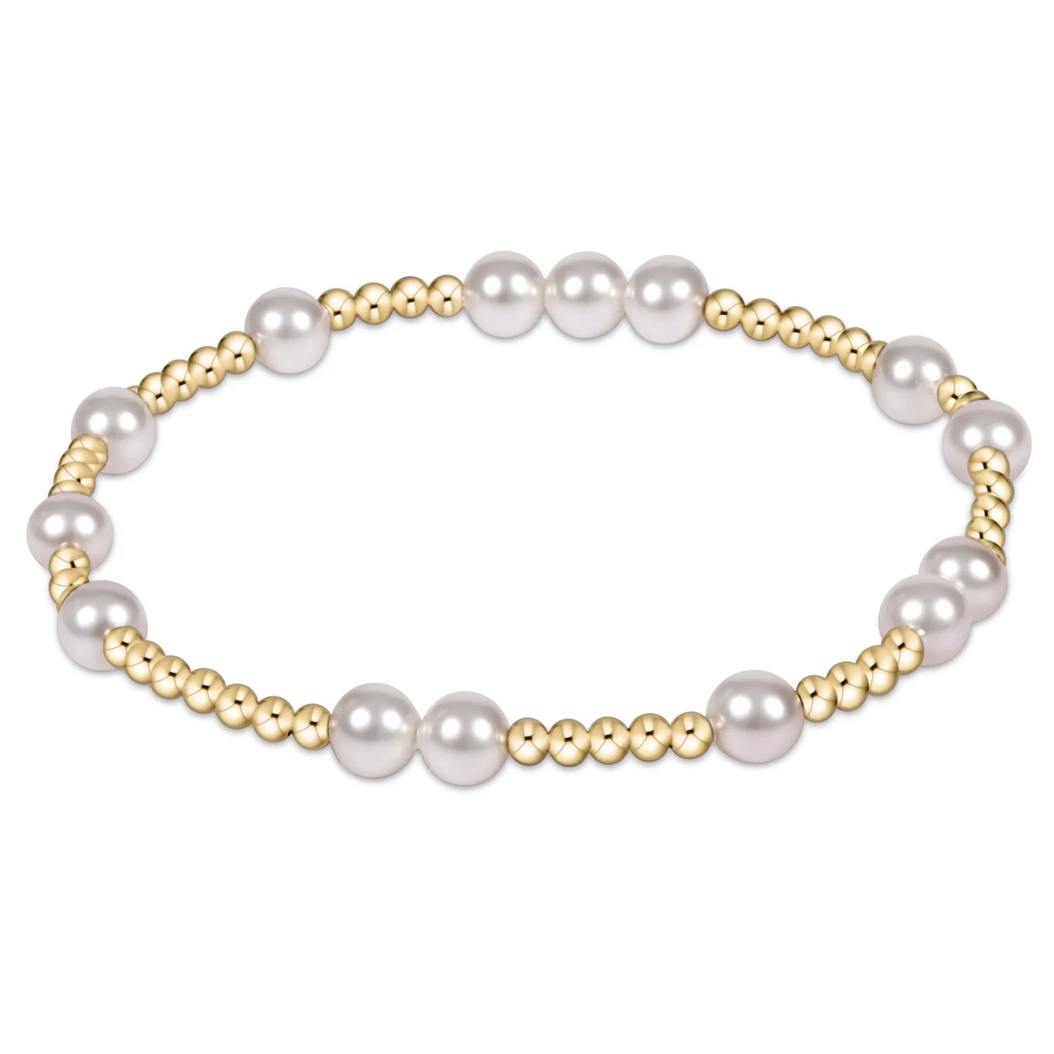 Extends Hope Unwritten 6mm Bracelet - Pearl
