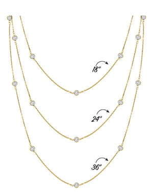 Maya J | CZ By the Yard - Yellow Gold