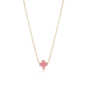 E Girl 14” Necklace Gold - Signature Cross