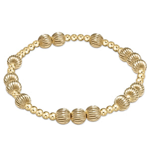 eNewton | Hope Unwritten Dignity 6mm Bead Bracelet - Gold