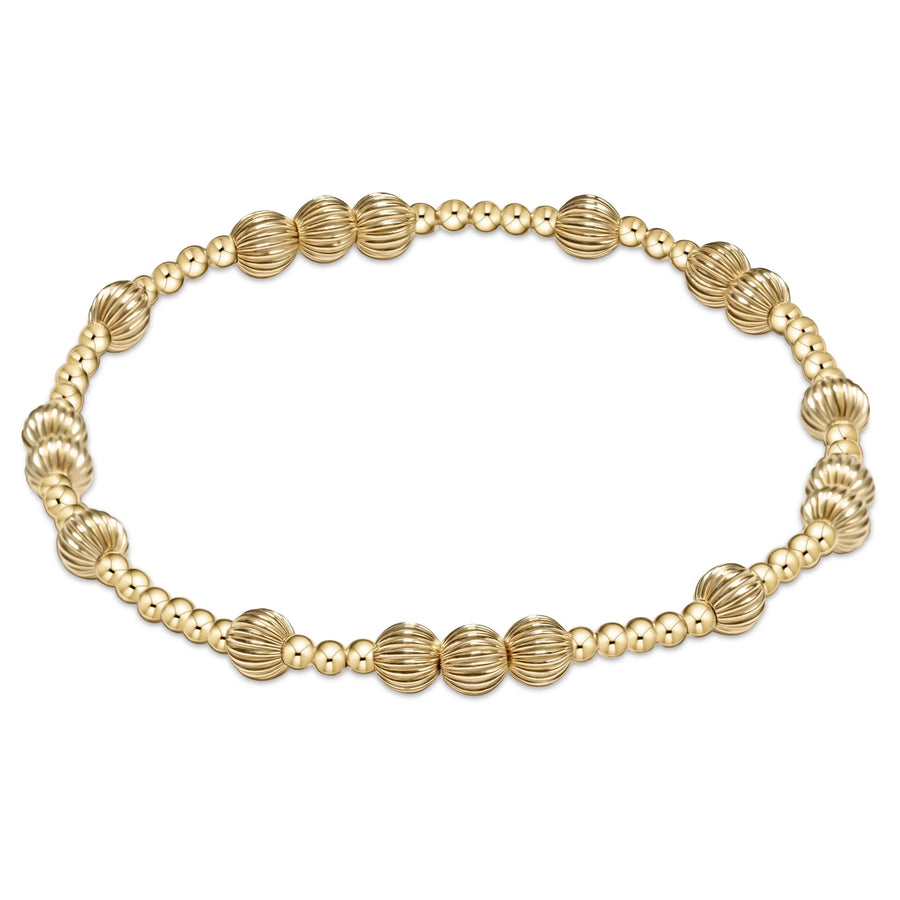 eNewton | Hope Unwritten Dignity 5mm Bead Bracelet - Gold