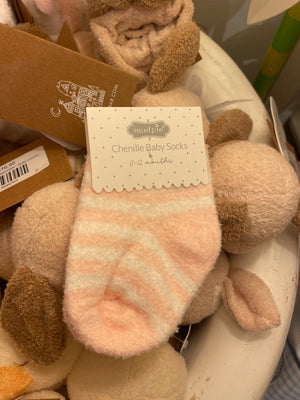 MudPie | Chenille Baby Socks