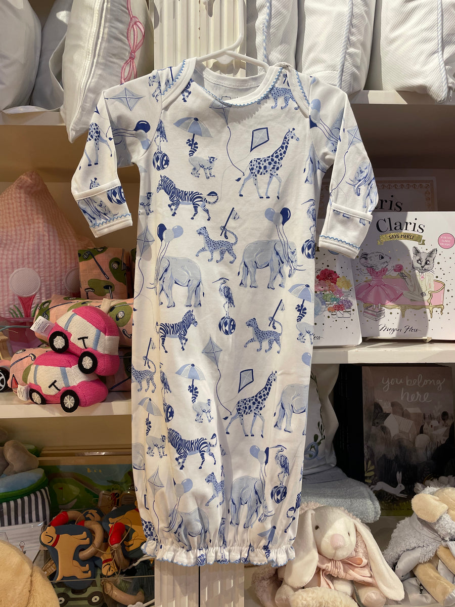 Heyward House | Blue Chinoiserie Gown
