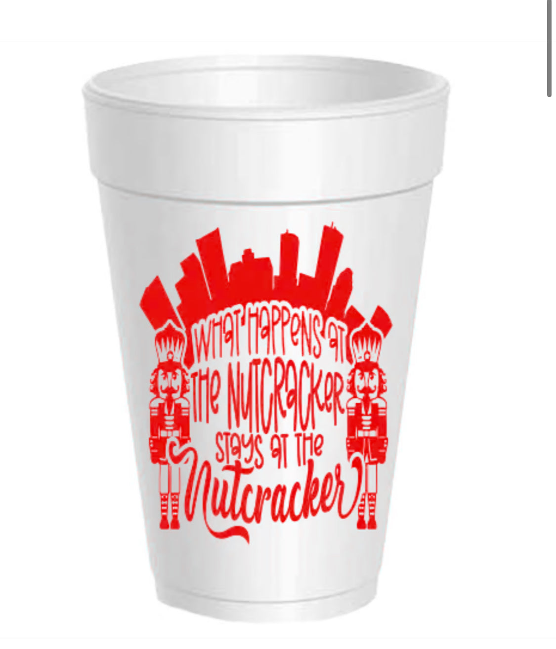 Christmas Styrofoam Cups