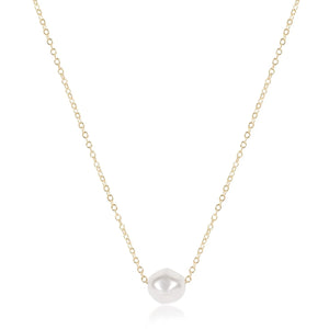 eNewton | 16" Admire Pearl Gold Necklace