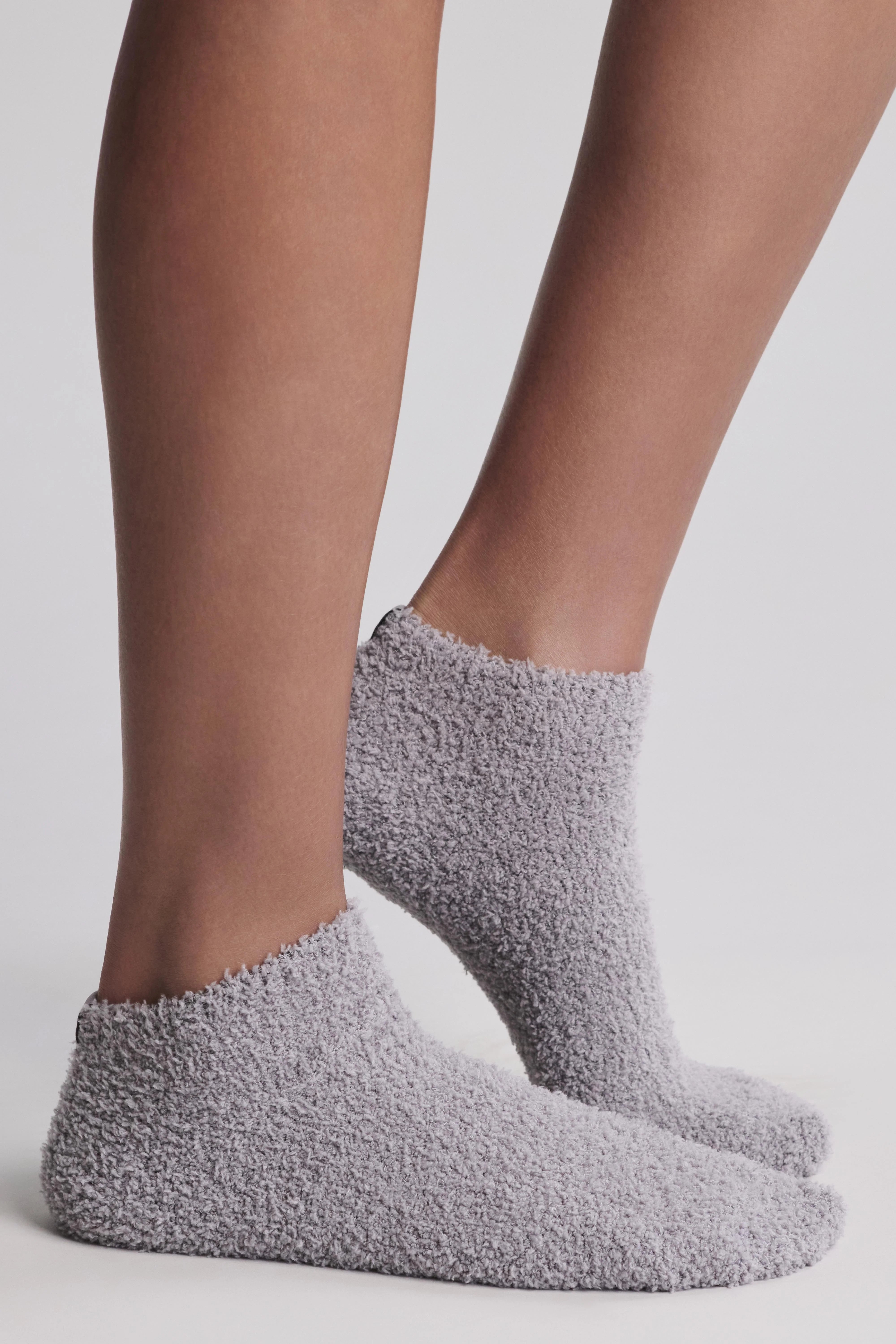 Barefoot Dreams | CozyChic® Heathered Stripe Ankle Socks Set