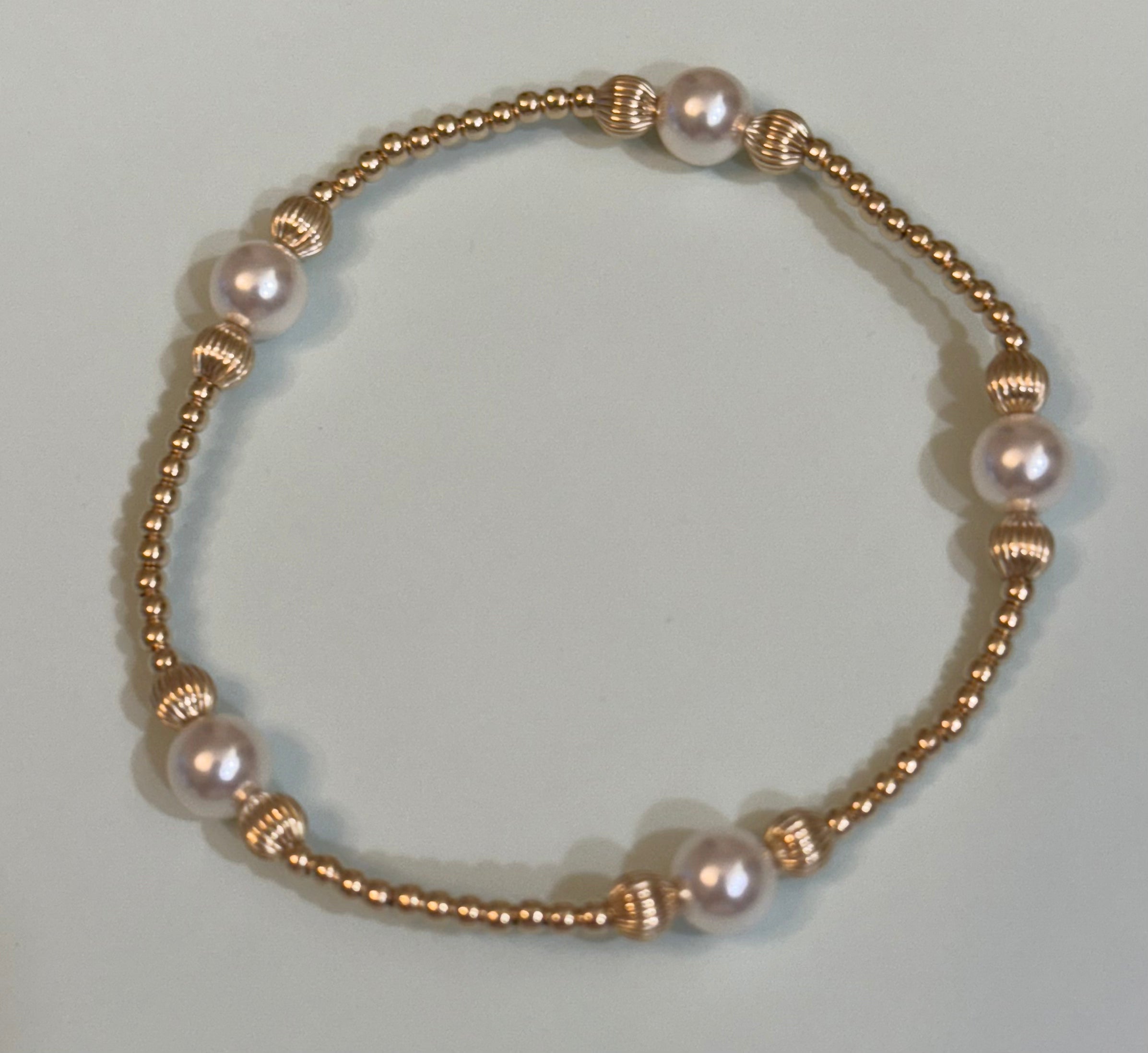 eNewton | Purpose Dignity 6mm Bead Bracelet - Pearl
