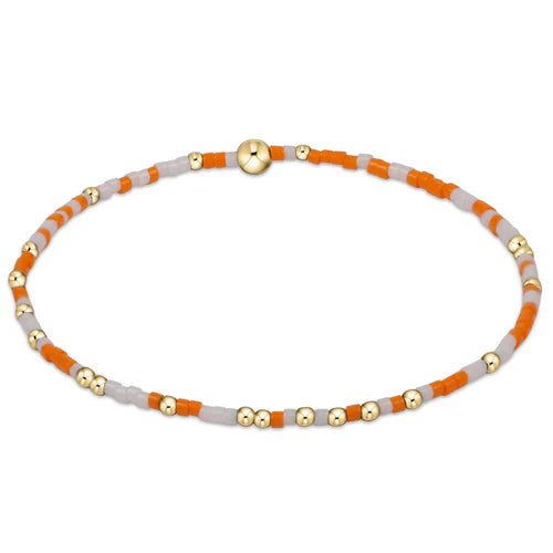 eNewton | Gameday Hope Unwritten Bracelets - Orange & White