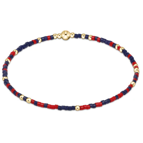 eNewton | Gameday Hope Unwritten Bracelets - Matte Navy & Bright Red