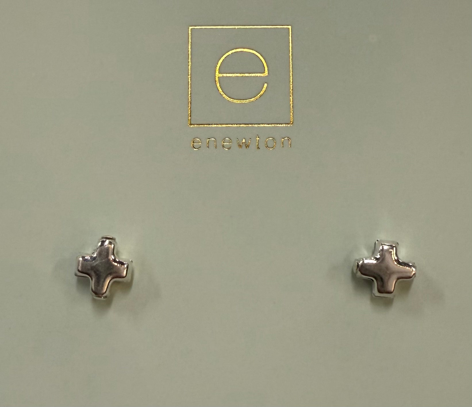 eNewton | Signature Cross Small Sterling Stud