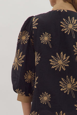 Brittany Embroidered Top