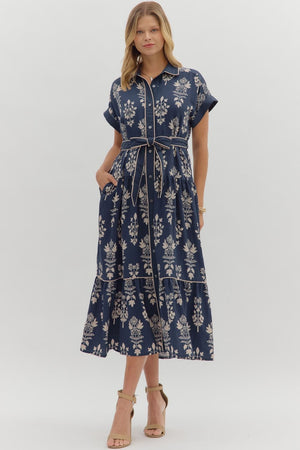 Joan Botanical Dress