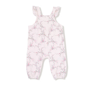 Angel Dear | French Terry Antoinette Floral Overalls