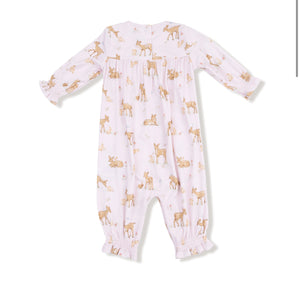 Angel Dear | Little Fawn Smocked Romper