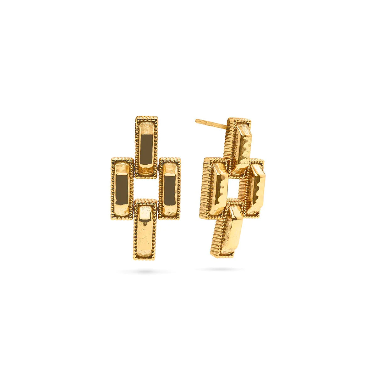 Capucine De Wulf | Pathway Post Small Link Earrings