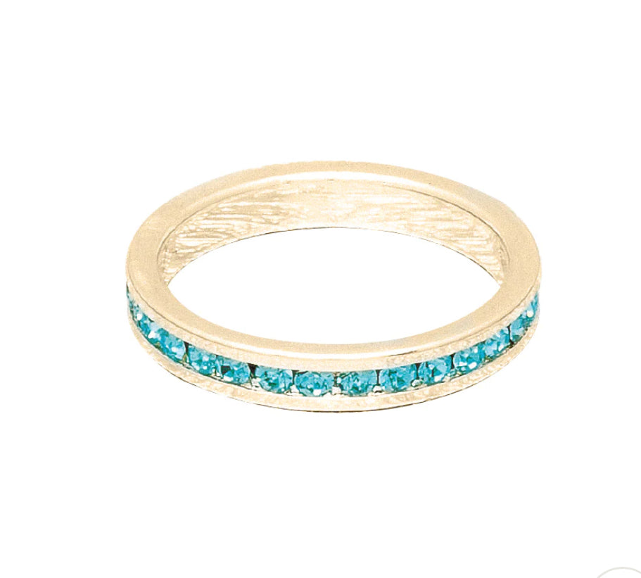 Maya J | Birthstone Stackable Rings Gold