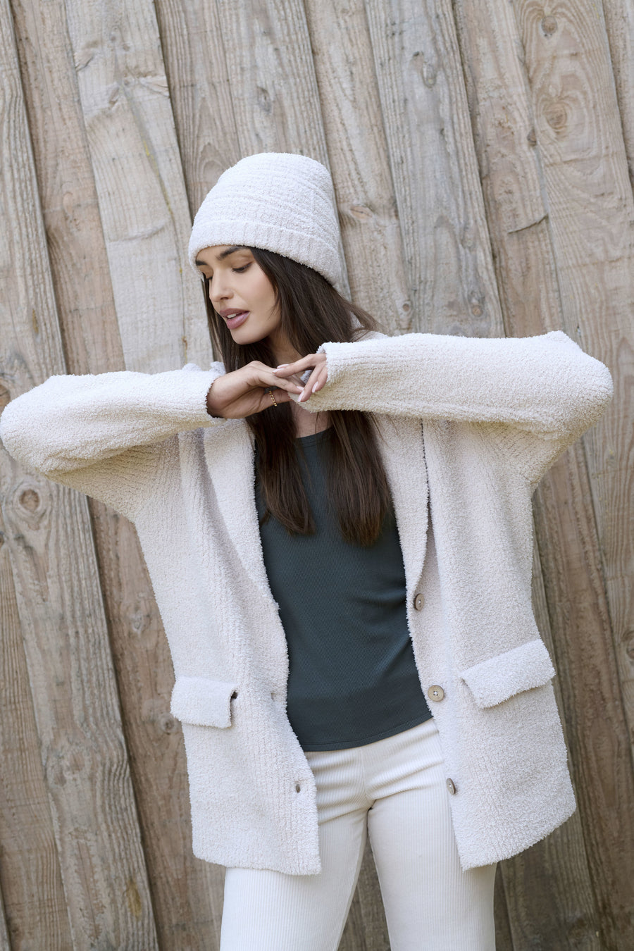 Barefoot Dreams | CozyChic® Grid Beanie