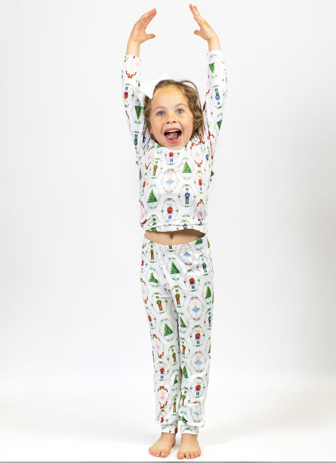 Kid's Nutcracker Waltz Long Sleeve Pajamas