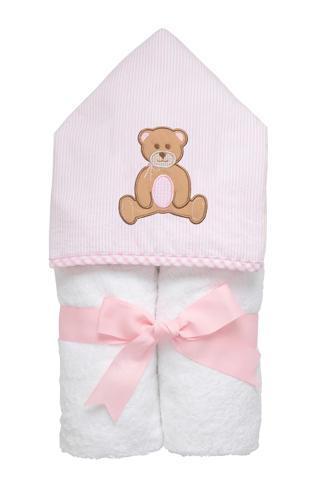 3 Marthas | PInk Teddy Bear Hooded Towel