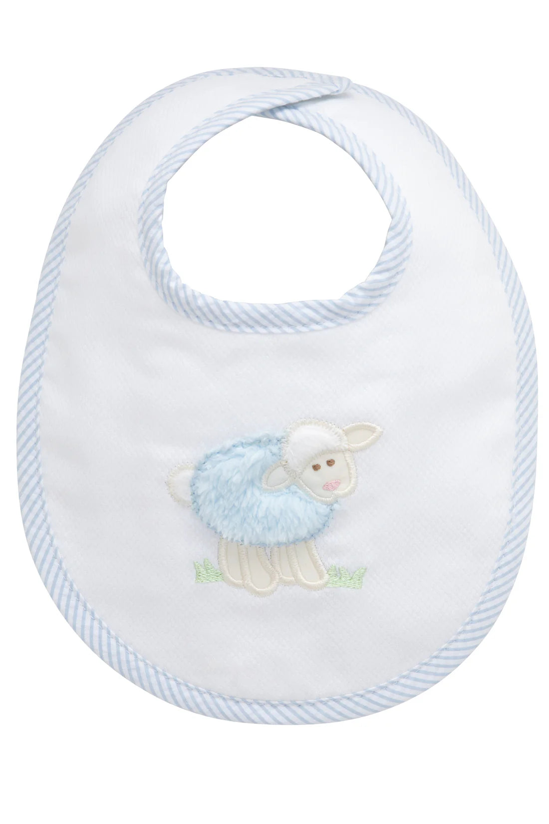 3 Marthas | Lamb Applique Basic Bib Pink
