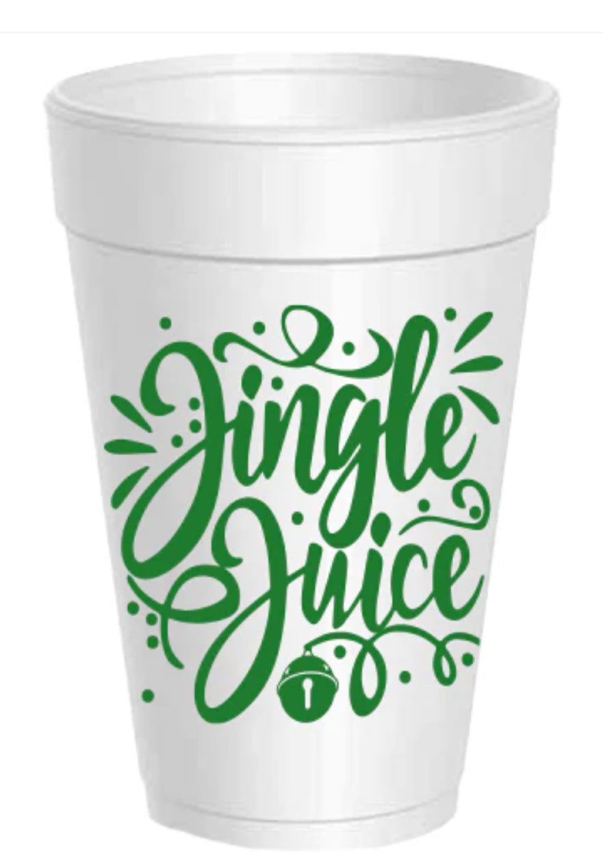 Christmas Styrofoam Cups