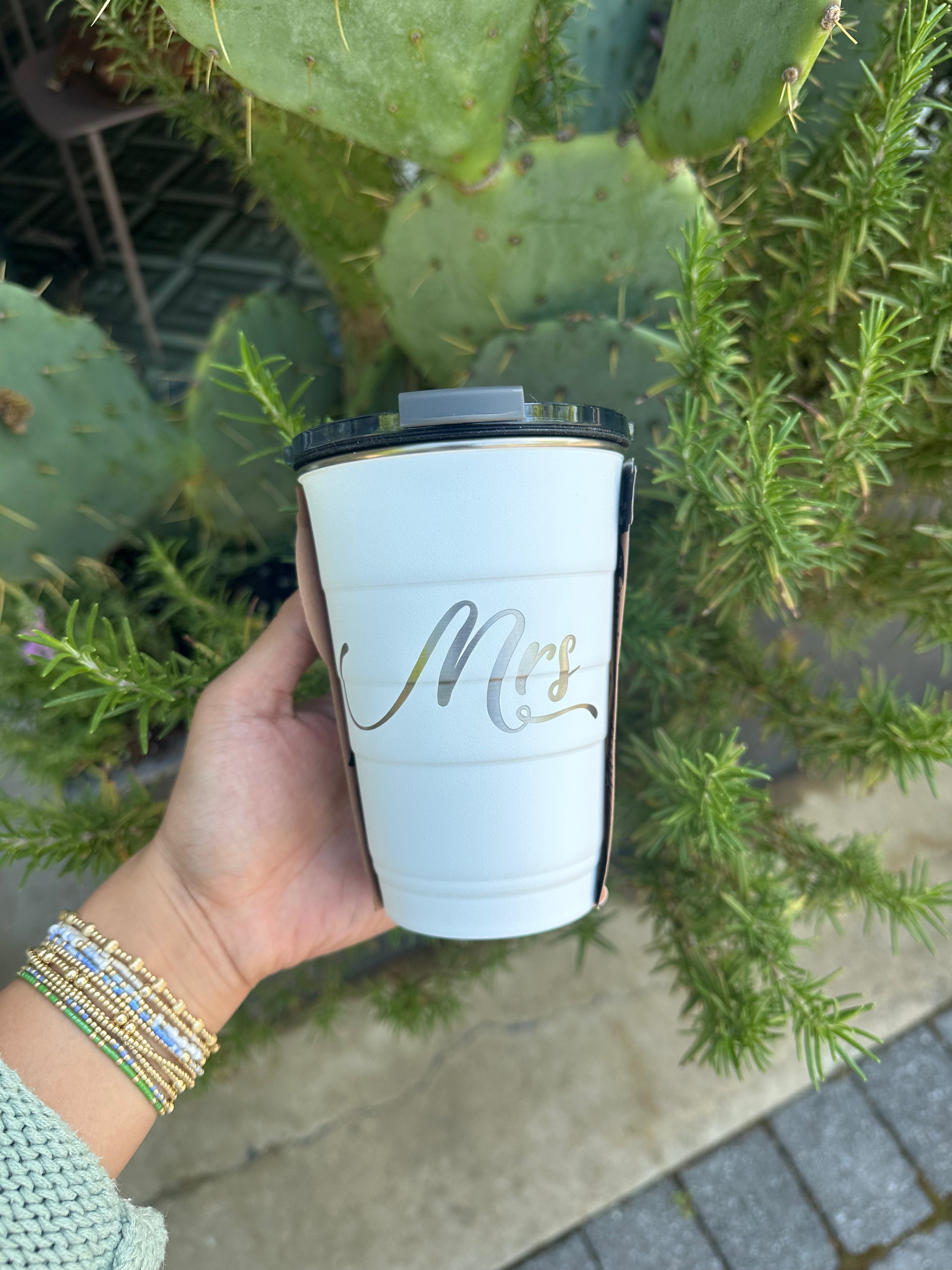 Mr. & Mrs. 16 oz Pirani Cups