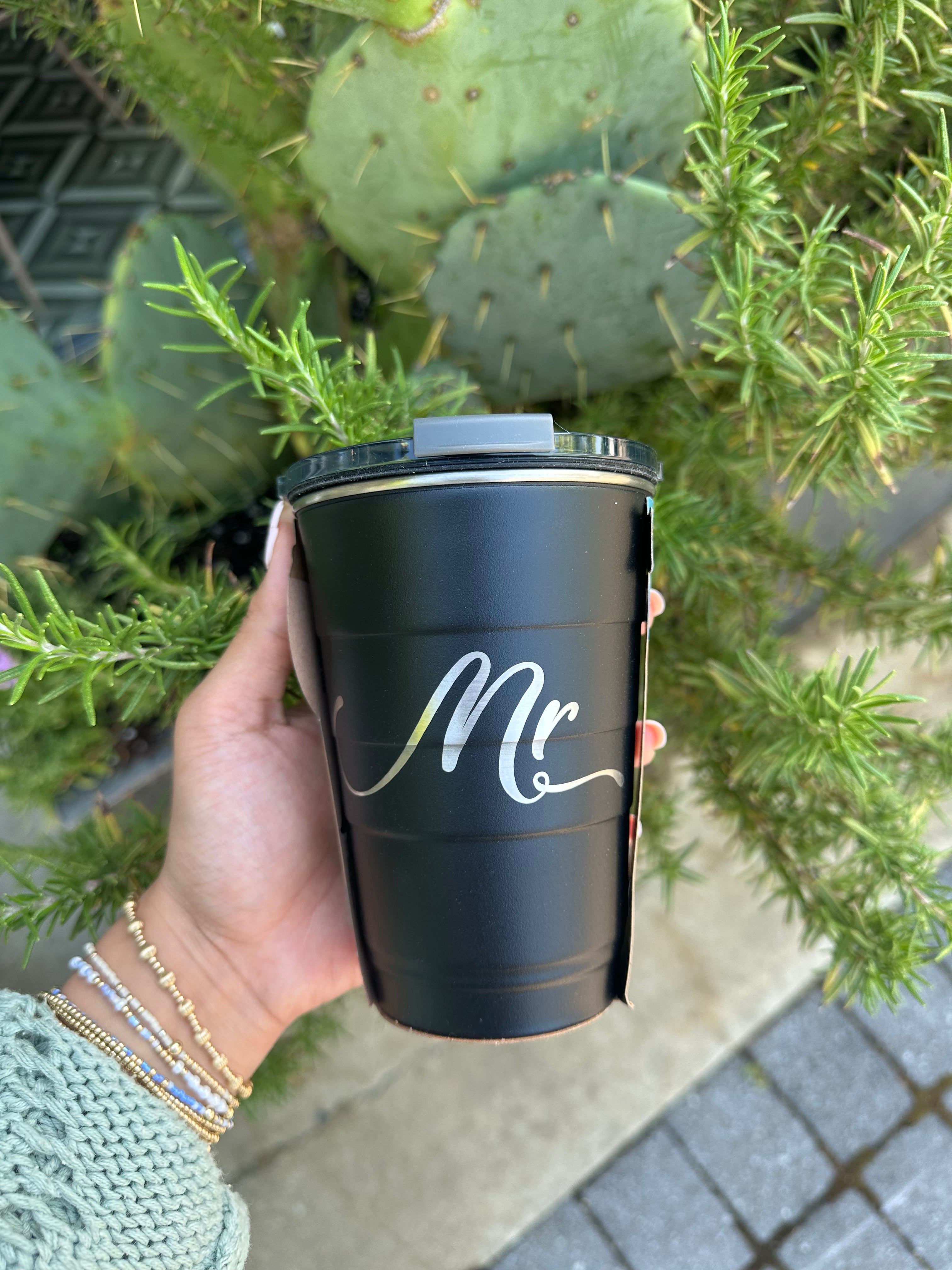 Mr. & Mrs. 16 oz Pirani Cups