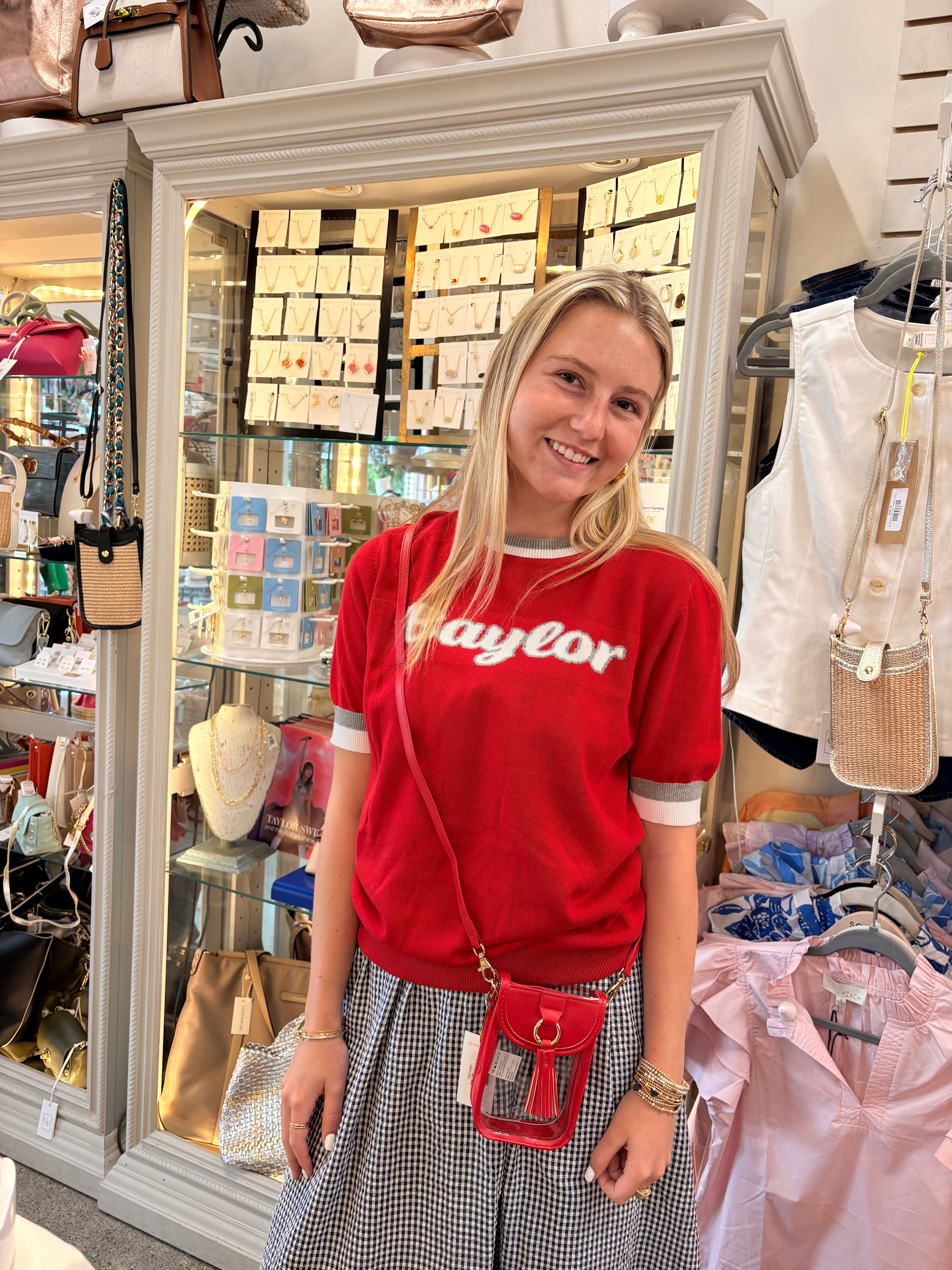 Baylor Short Sleeve Sweater