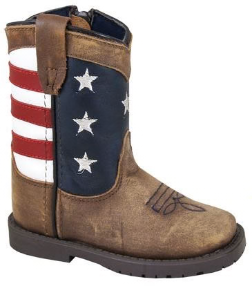 Stars and Stripes Leather Boots